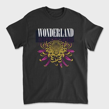 Wonderland Chrysanthemum, Unisex Men's T-Shirt