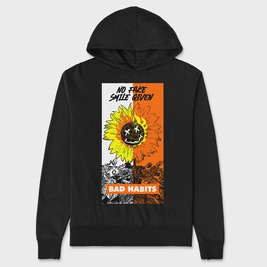 No Fake Smile Given, Unisex Men's Hoodie