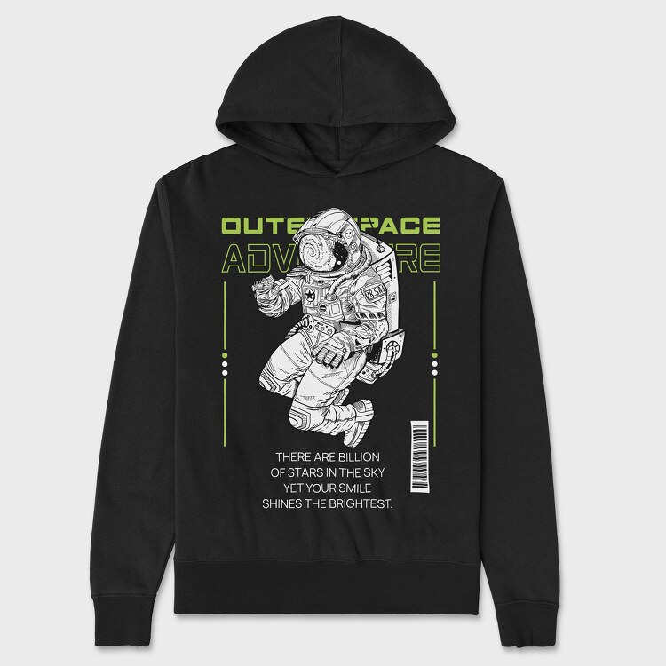Outer Space Adventure, Унисекс Мъжко Суичър