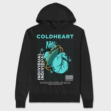 Cold Heart, Unisex Men's Hoodie