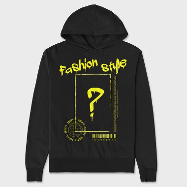 Fashion Style, Unisex Men's Hoodie