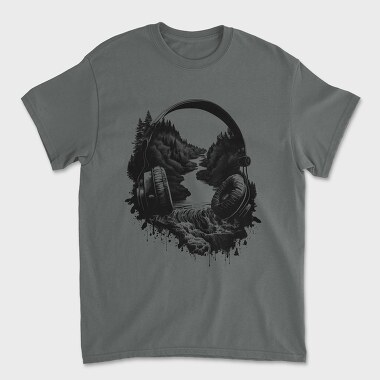 headphone landscape, Unisex Men's T-Shirt