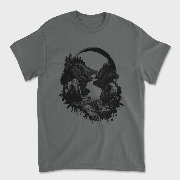 headphone landscape, Unisex Men's T-Shirt