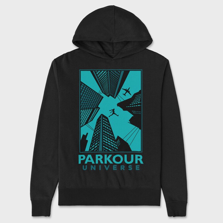 Parkour Universe, Unisex Men's Hoodie