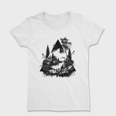 Landscape Triangle, Women's T-Shirt