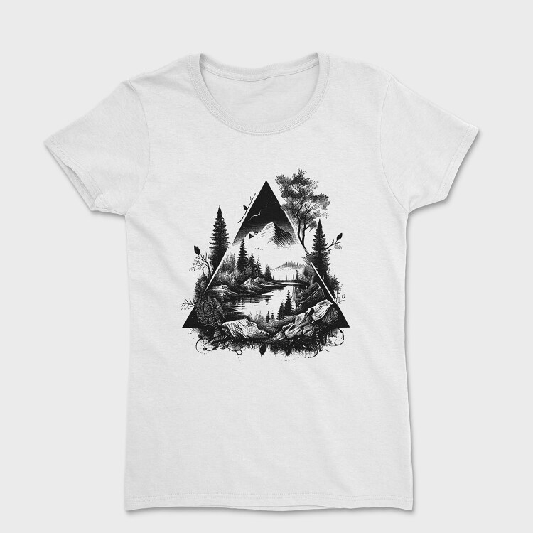 Landscape Triangle, Women's T-Shirt
