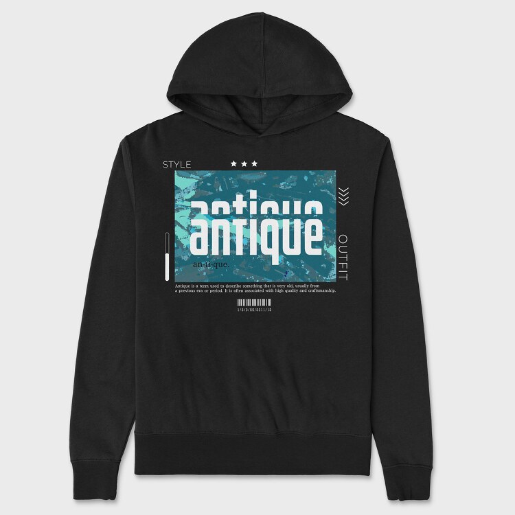 Antique, Unisex Men's Hoodie