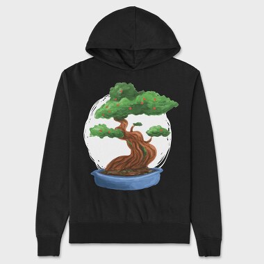 Bonsai Tree, Unisex Men's Hoodie
