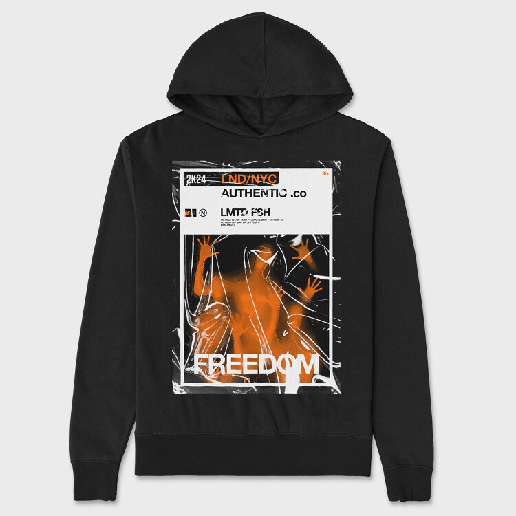 Freedom Orange Shadow, Унисекс Мъжко Суичър