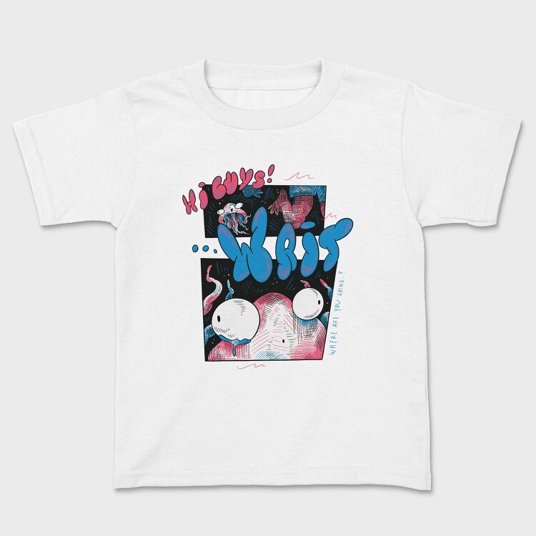 Ocean Creatures 08, Kids' T-Shirt