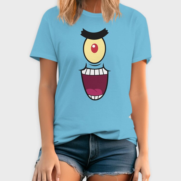 Smiling Face, Unisex Men's T-Shirt
