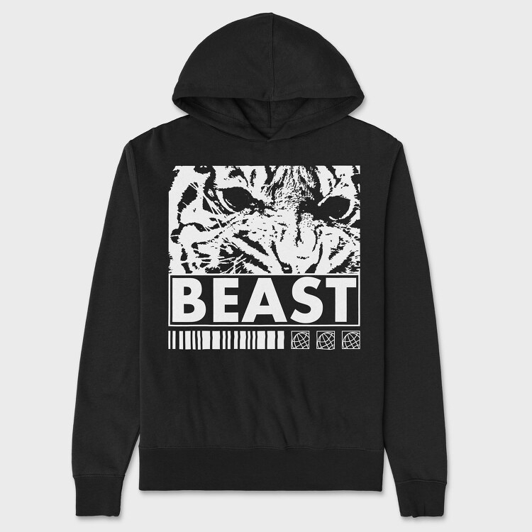 Tiger Beast, Unisex Men's Hoodie