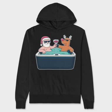 Jacuzzi Christmas, Unisex Men's Hoodie