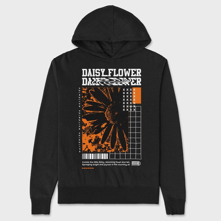 Daisy Flower, Unisex Men's Hoodie