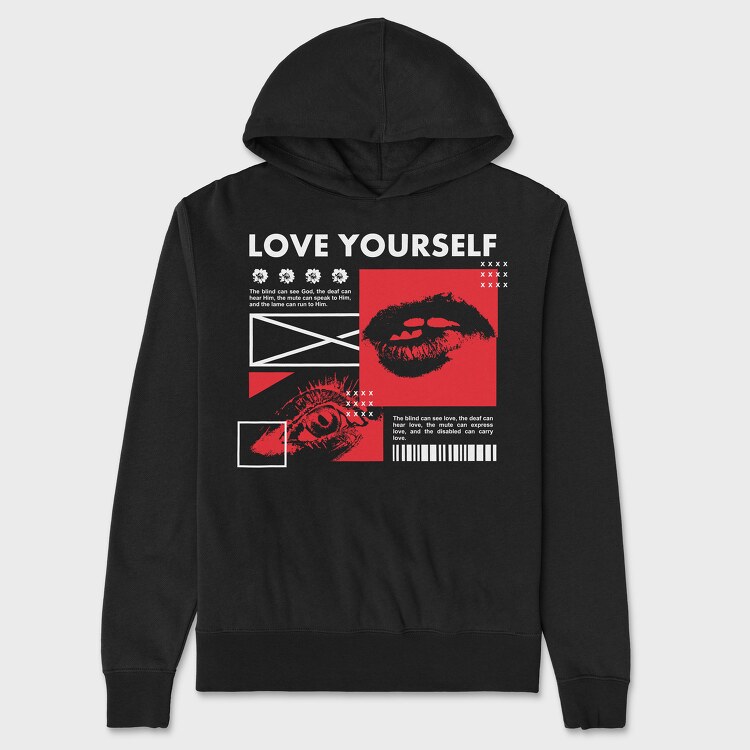 Love Yourself, Унисекс Мъжко Суичър
