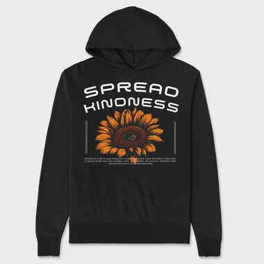 Spread Kindness, Unisex Men's Hoodie