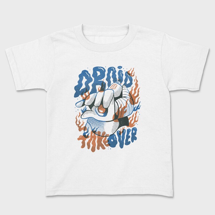 Robot Invasion 07, Kids' T-Shirt