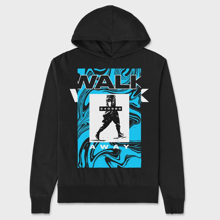 Walk Away, Unisex Men's Hoodie