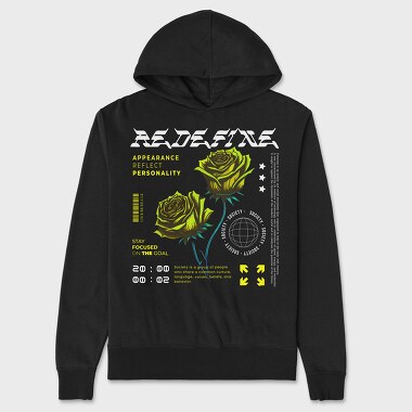 Redefine, Unisex Men's Hoodie