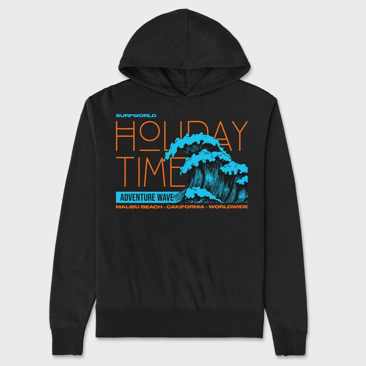 Holiday Time Wave, Унисекс Мъжко Суичър