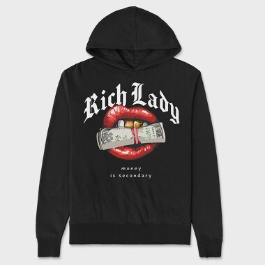 Rich Lady, Unisex Men's Hoodie