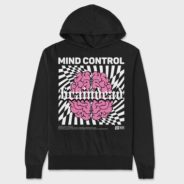 Mind Control, Unisex Men's Hoodie