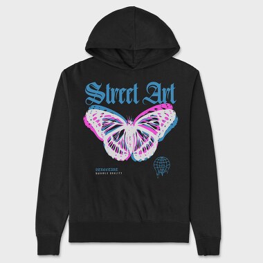 Street Art, Unisex Men's Hoodie