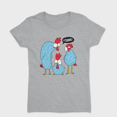 Women's T-Shirt, Crazy Chicken