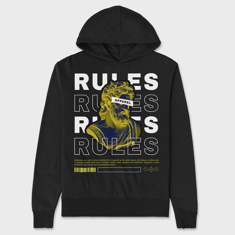 Rules Yellow, Унисекс Мъжко Суичър
