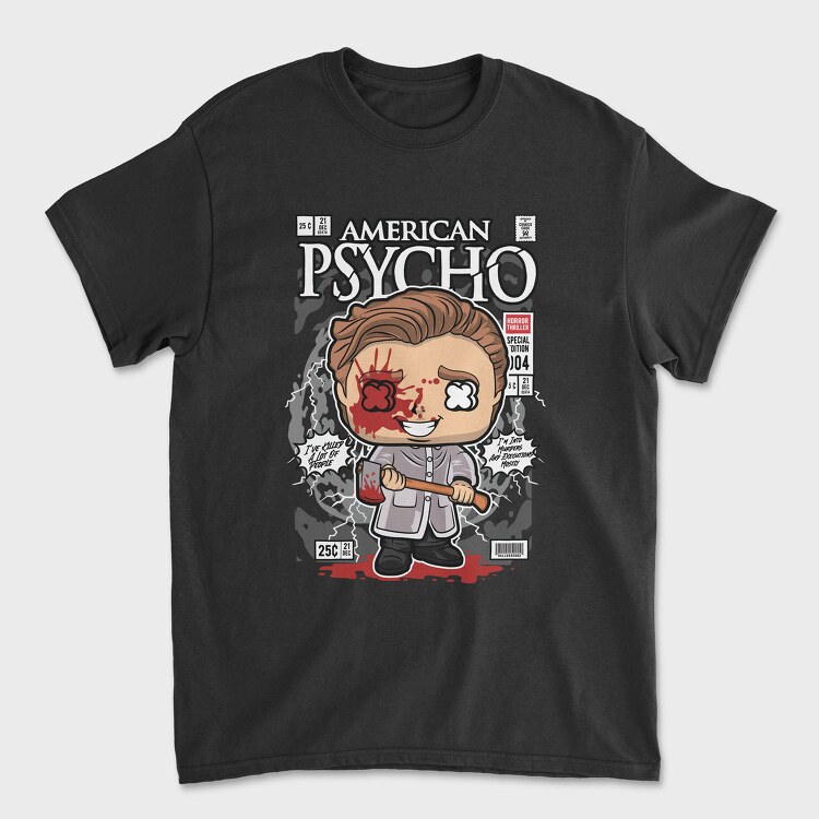 American Psycho Patrick Bateman, Unisex Men's T-Shirt