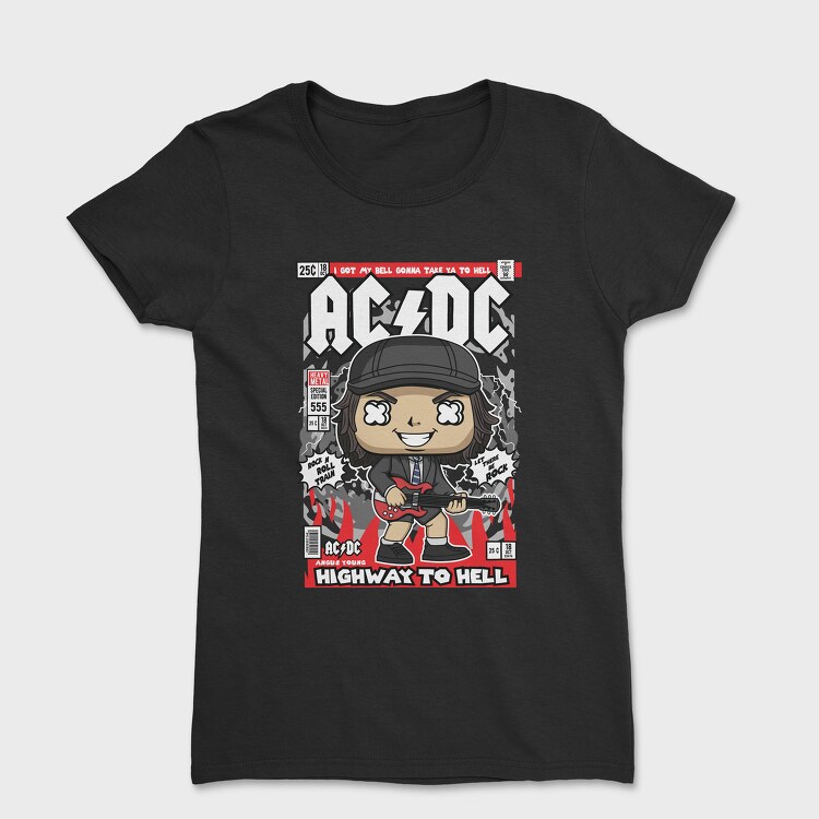 Angus Young ACDC, Women's T-Shirt