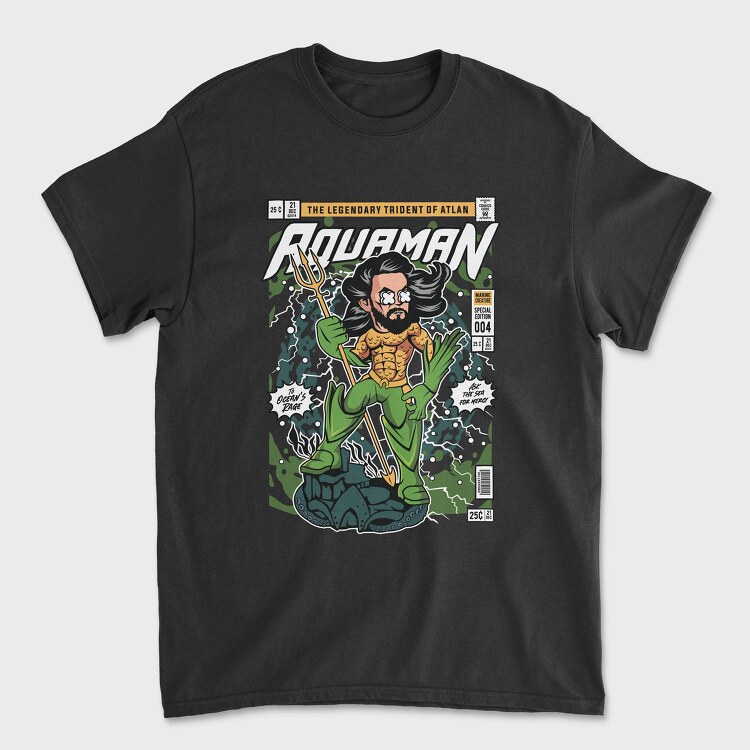 Aquaman, Унисекс Мъжка Тениска