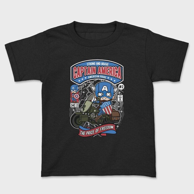 Captain America Motorcycle, Детска Тениска