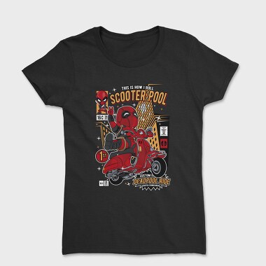 Deadpool Scooter, Women's T-Shirt