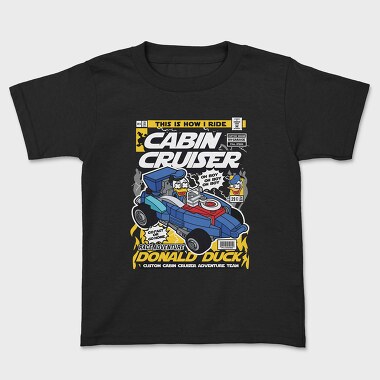 Donald Cabin Cruiser, Kids' T-Shirt