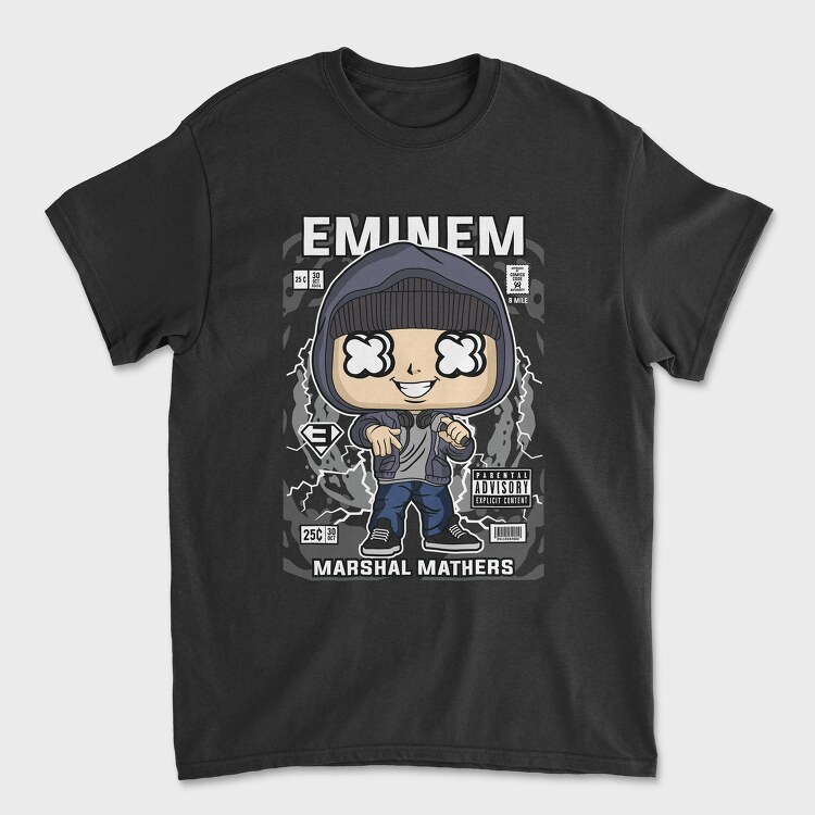 Eminem 8 Mile, Унисекс Мъжка Тениска