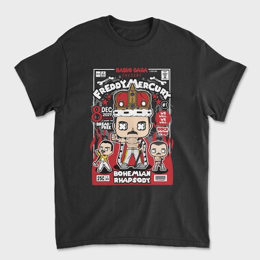 Freddy Mercury 2, Unisex Men's T-Shirt