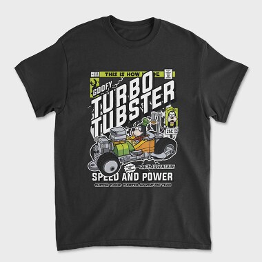 Унисекс Мъжка Тениска, Goofys Turbo Tubster