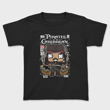 Jack Sparrow Pirates Of The Caribbean, Kids' T-Shirt