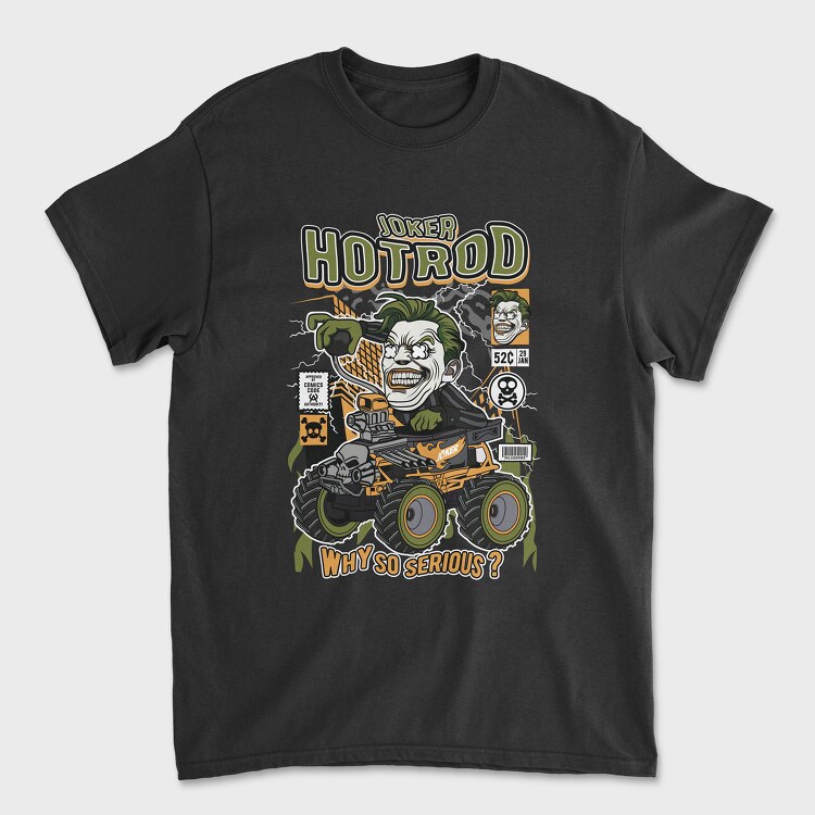 Joker Hotrod, Унисекс Мъжка Тениска