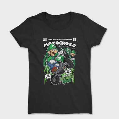Luigi Motocross, Women's T-Shirt