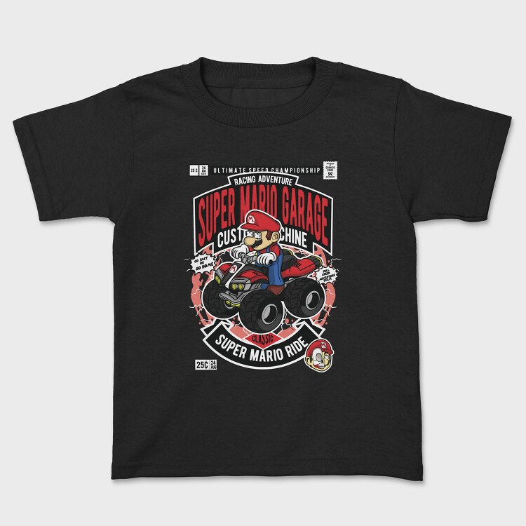 Mario Ride, Kids' T-Shirt