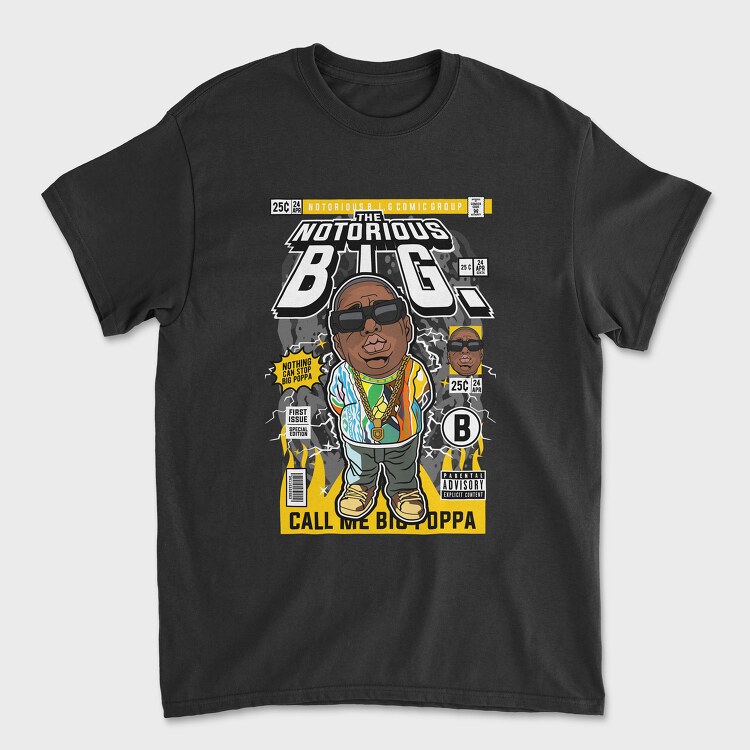 Notorious B.I.G, Unisex Men's T-Shirt