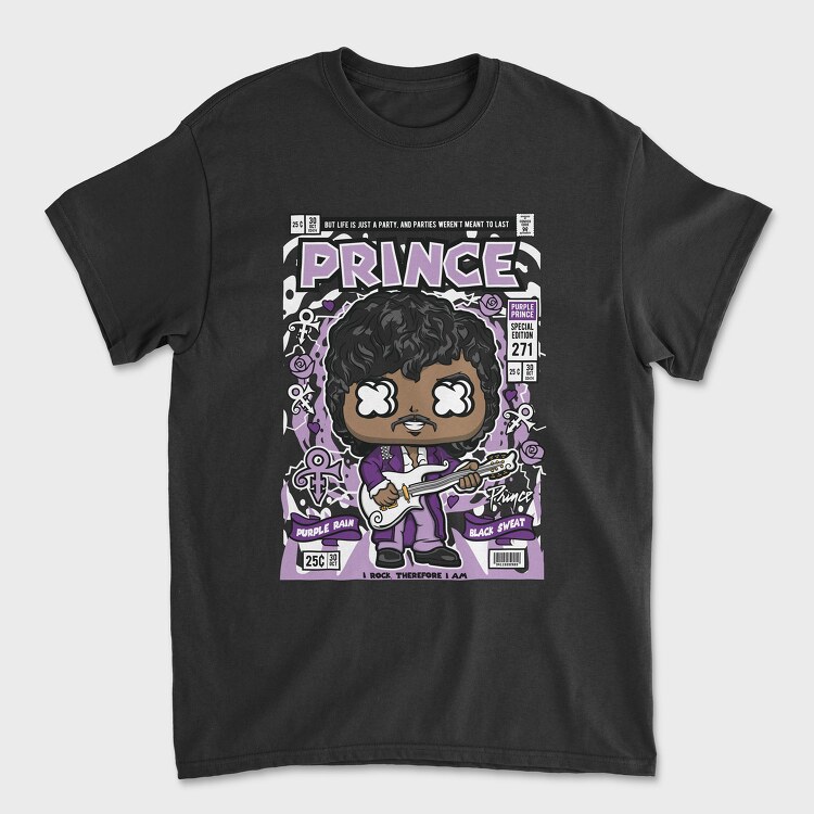 Prince, Унисекс Мъжка Тениска