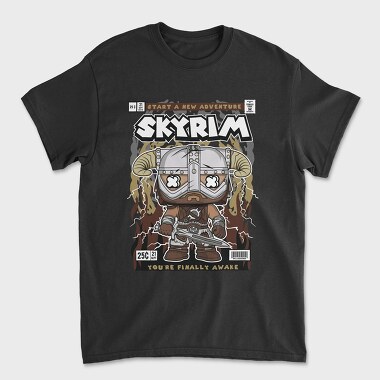 Skyrim, Unisex Men's T-Shirt