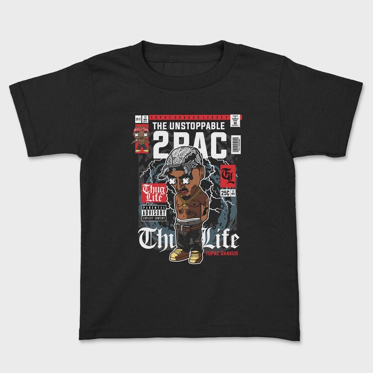 Tupac, Kids' T-Shirt