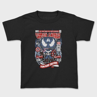 Venom Captain America, Kids' T-Shirt