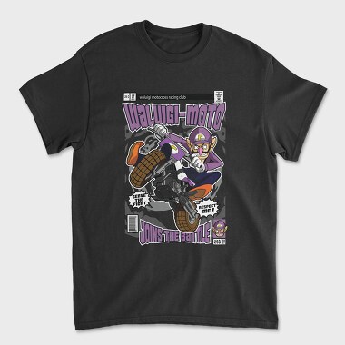Waluigi Motocross, Unisex Men's T-Shirt