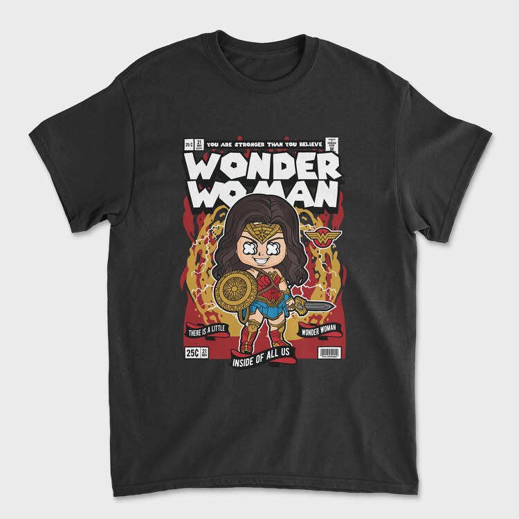 Wonder Woman, Unisex Men's T-Shirt