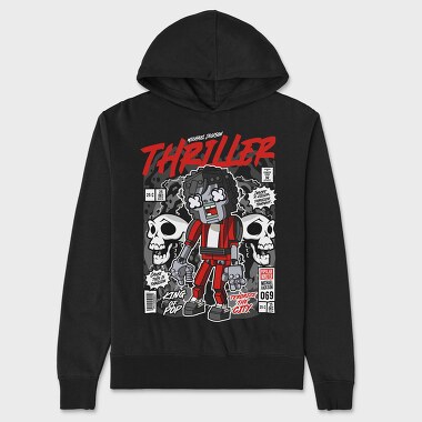 Michael Jakson Zombie, Unisex Men's Hoodie